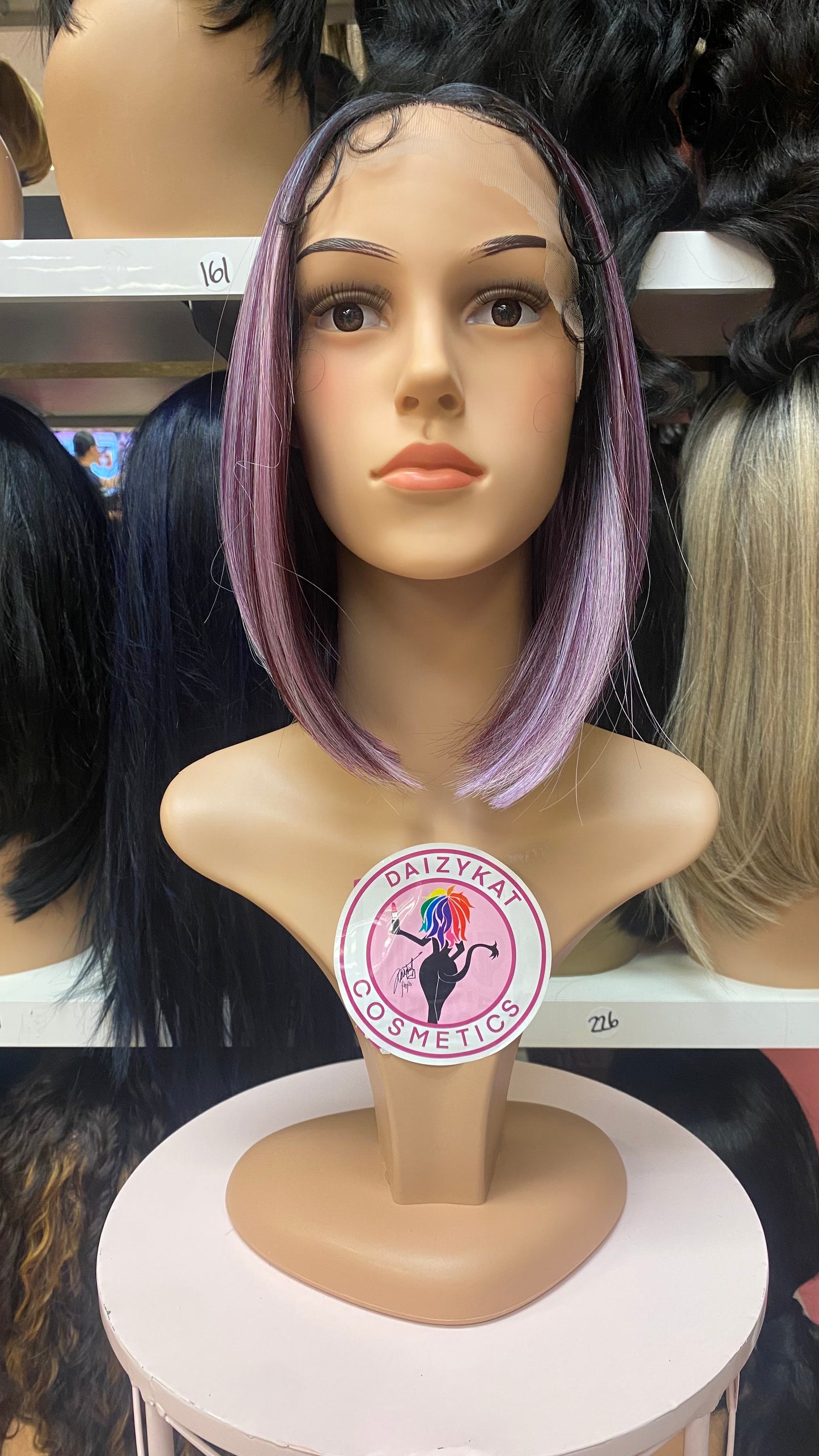 159 CHA CHA - Middle Part Lace Front Wig - LAVENDER - DaizyKat Cosmetics 159 CHA CHA - Middle Part Lace Front Wig - LAVENDER DaizyKat Cosmetics Wigs