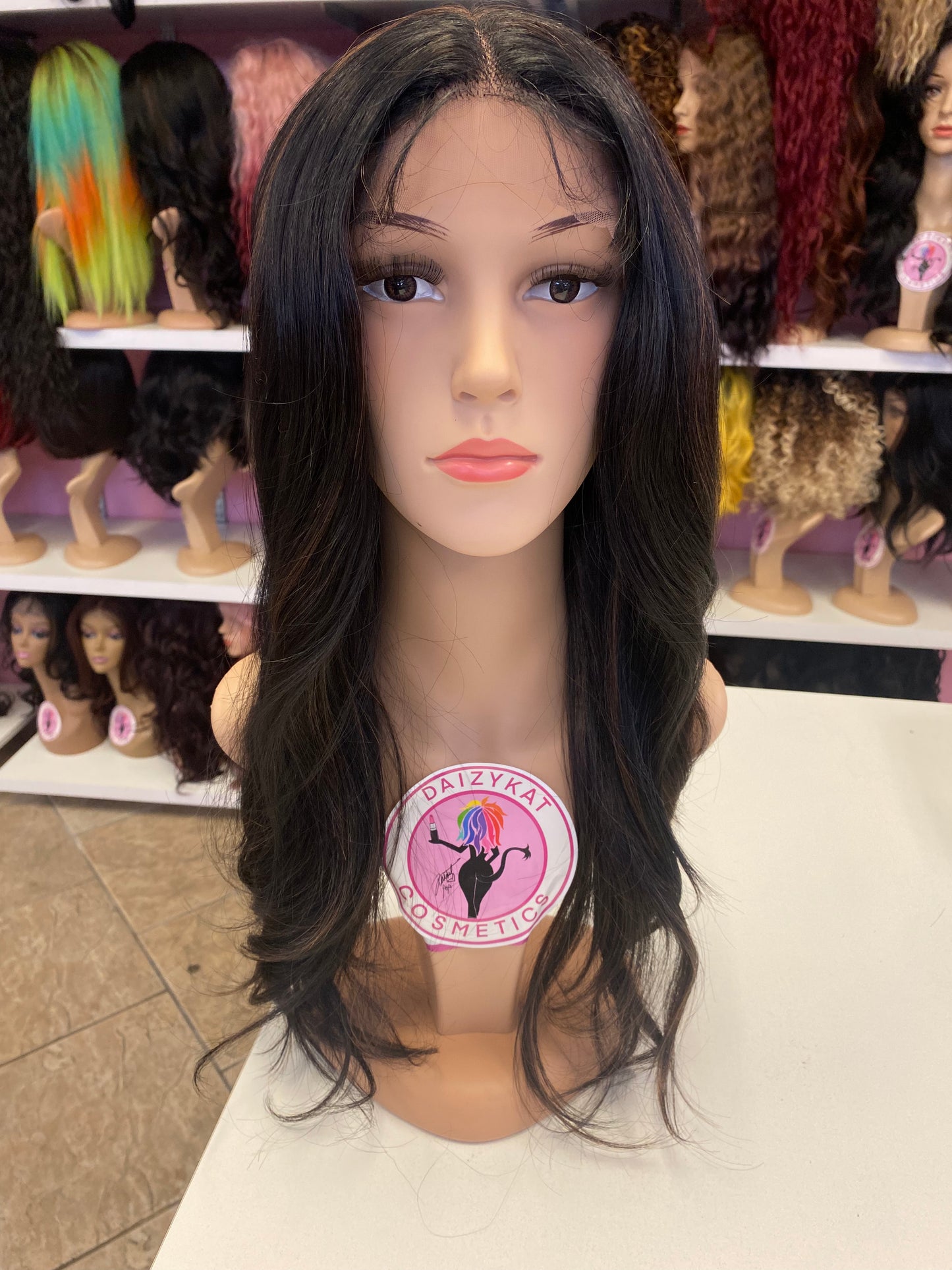 Harper DISPLAY - Middle Part Lace Front Wig - 1B/30 - DaizyKat Cosmetics Harper DISPLAY - Middle Part Lace Front Wig - 1B/30 DaizyKat Cosmetics Wigs