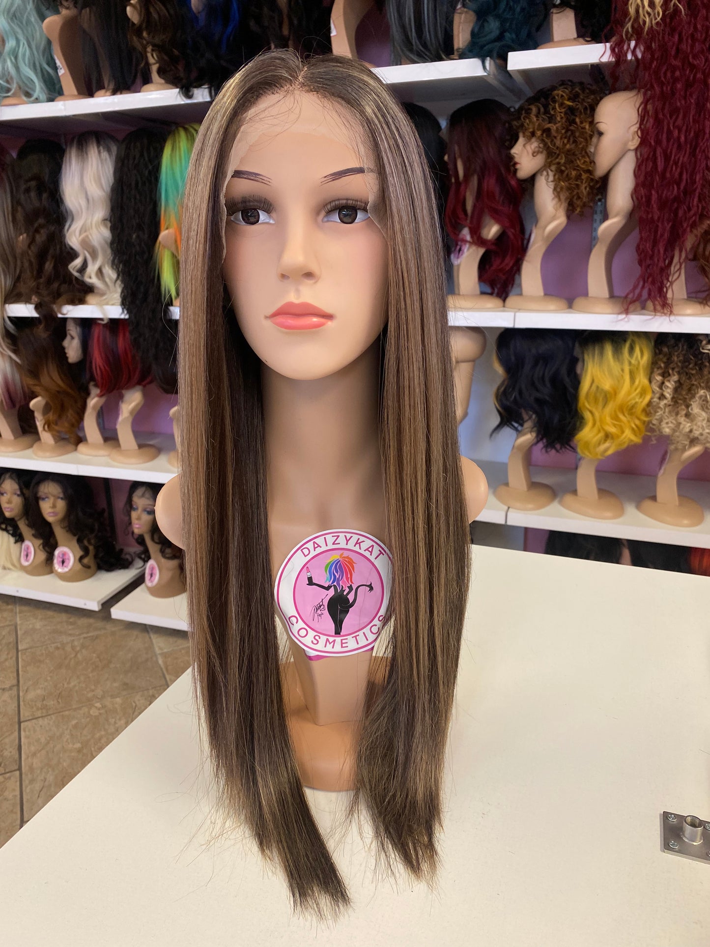 Nora - Middle Part Lace Front Wig - 1B/4302 - DaizyKat Cosmetics Nora - Middle Part Lace Front Wig - 1B/4302 DaizyKat Cosmetics Wigs