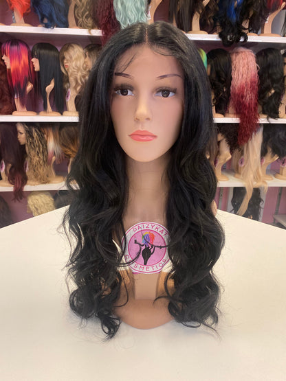 162 Emma - Deep Middle Part Lace Front Wig - 1B - DaizyKat Cosmetics 162 Emma - Deep Middle Part Lace Front Wig - 1B DaizyKat Cosmetics Wigs