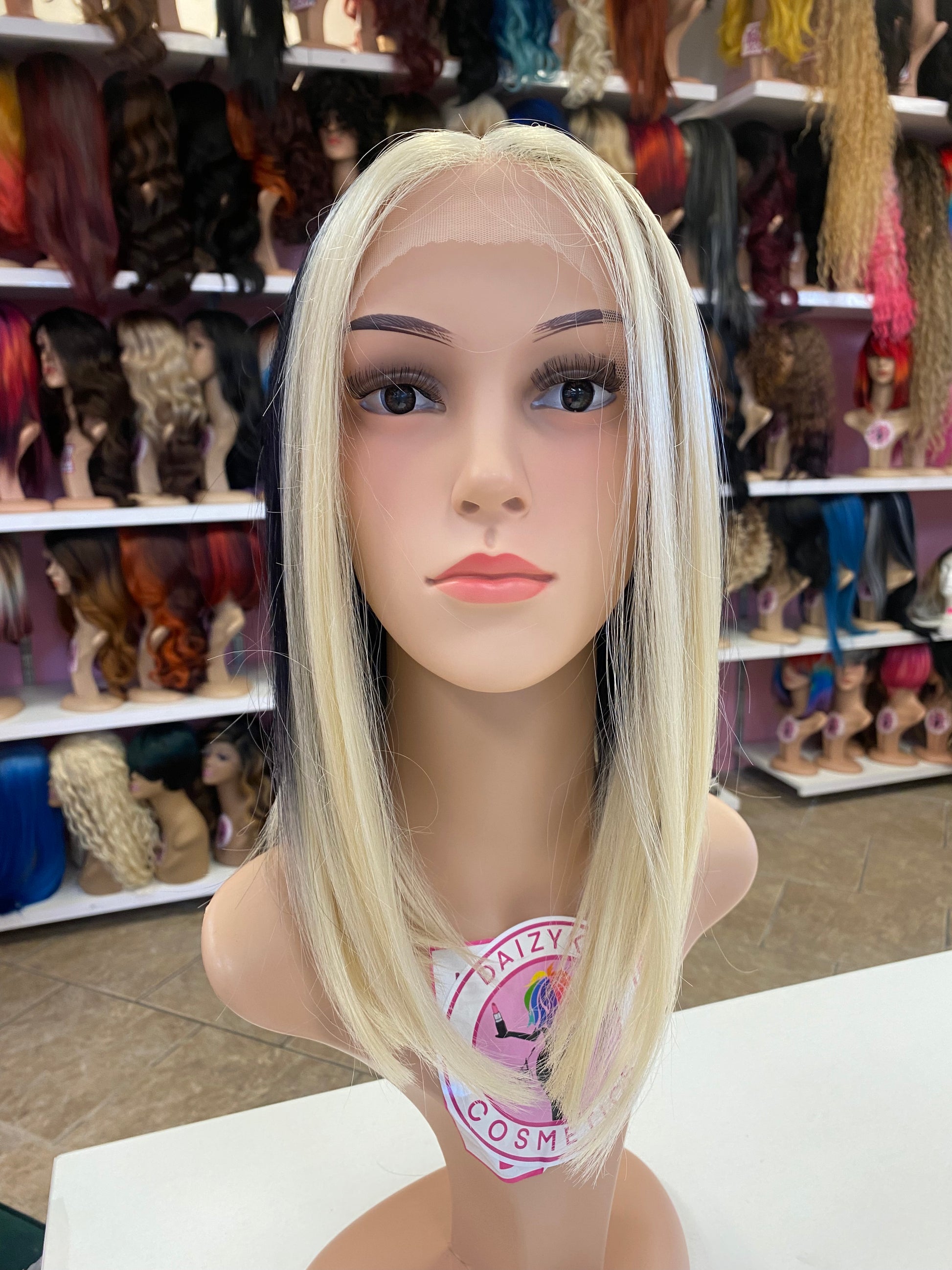 Hannah - Middle Part Lace Front Wig - 1/613 - DaizyKat Cosmetics Hannah - Middle Part Lace Front Wig - 1/613 DaizyKat Cosmetics Wigs