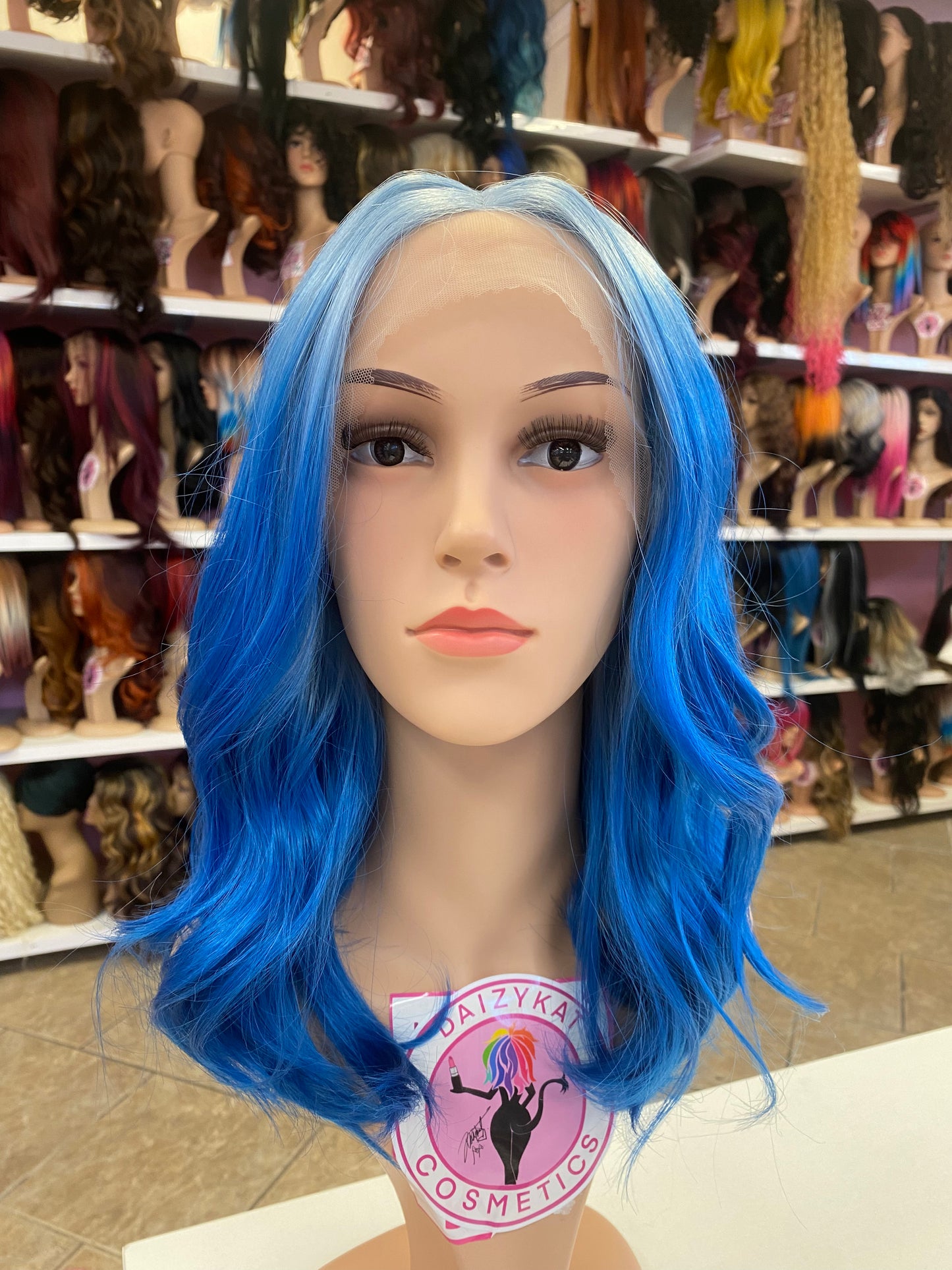 329 Holly - Middle Part Lace Front Wig - AQUABLUE - DaizyKat Cosmetics 329 Holly - Middle Part Lace Front Wig - AQUABLUE DaizyKat Cosmetics Wigs