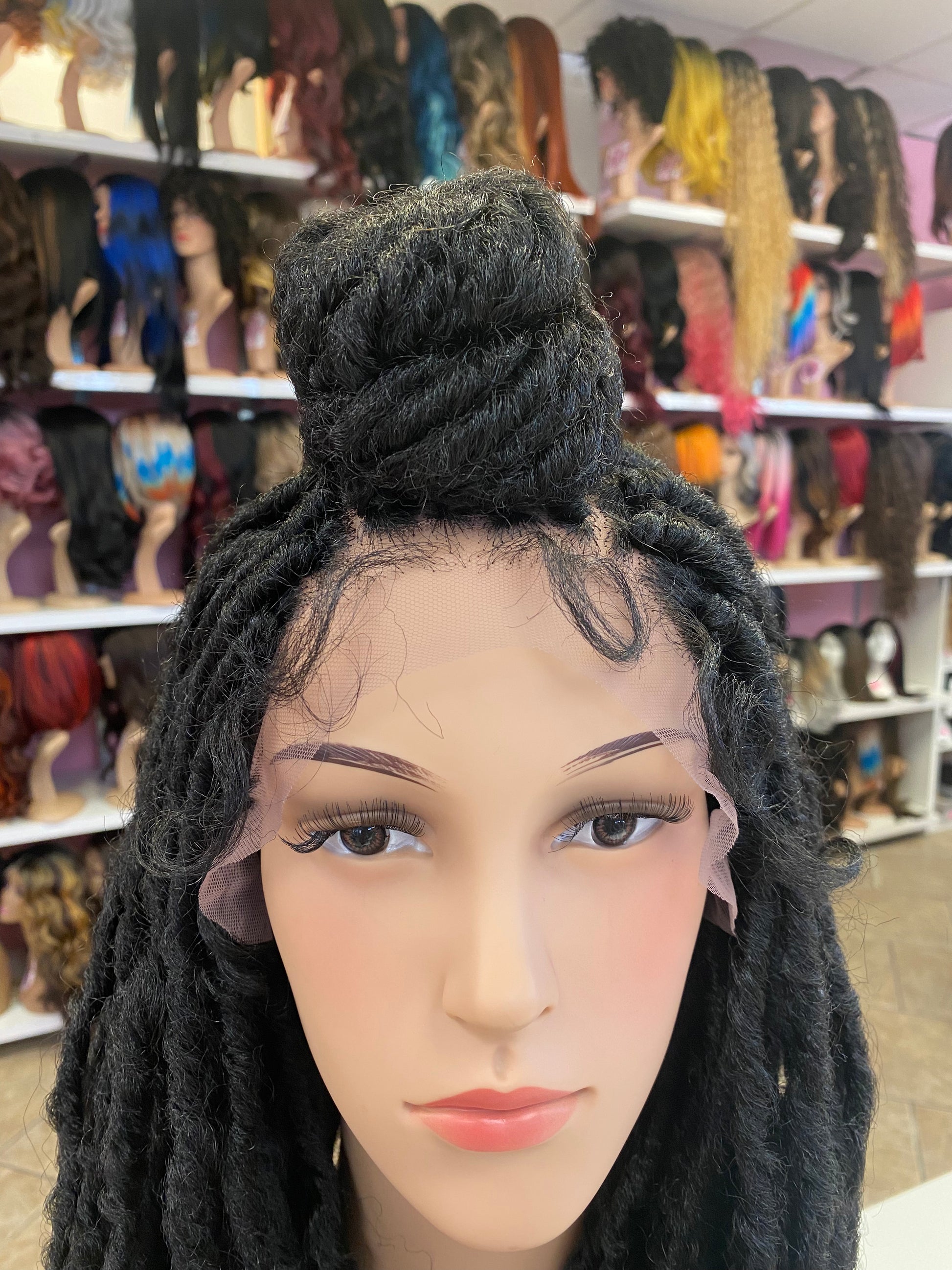 100 Ava - 4x4 Free Part Lace Front Wig - 1B - DaizyKat Cosmetics 100 Ava - 4x4 Free Part Lace Front Wig - 1B DaizyKat Cosmetics Wigs