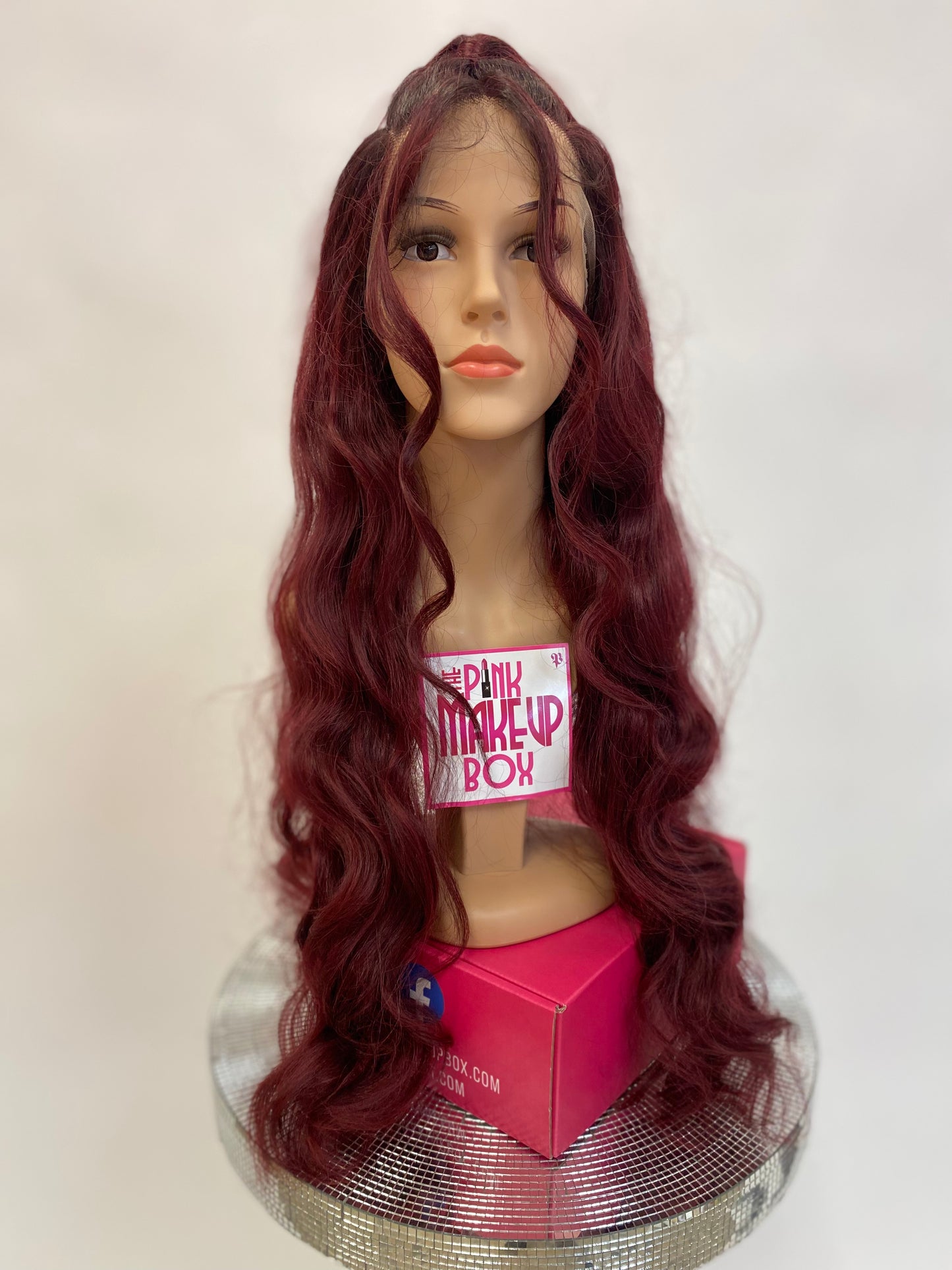 375 Ariana - 13x2 & 360 Top Pony Lace Front Wig - BLK/CHERY - DaizyKat Cosmetics 375 Ariana - 13x2 & 360 Top Pony Lace Front Wig - BLK/CHERY DaizyKat Cosmetics WIGS