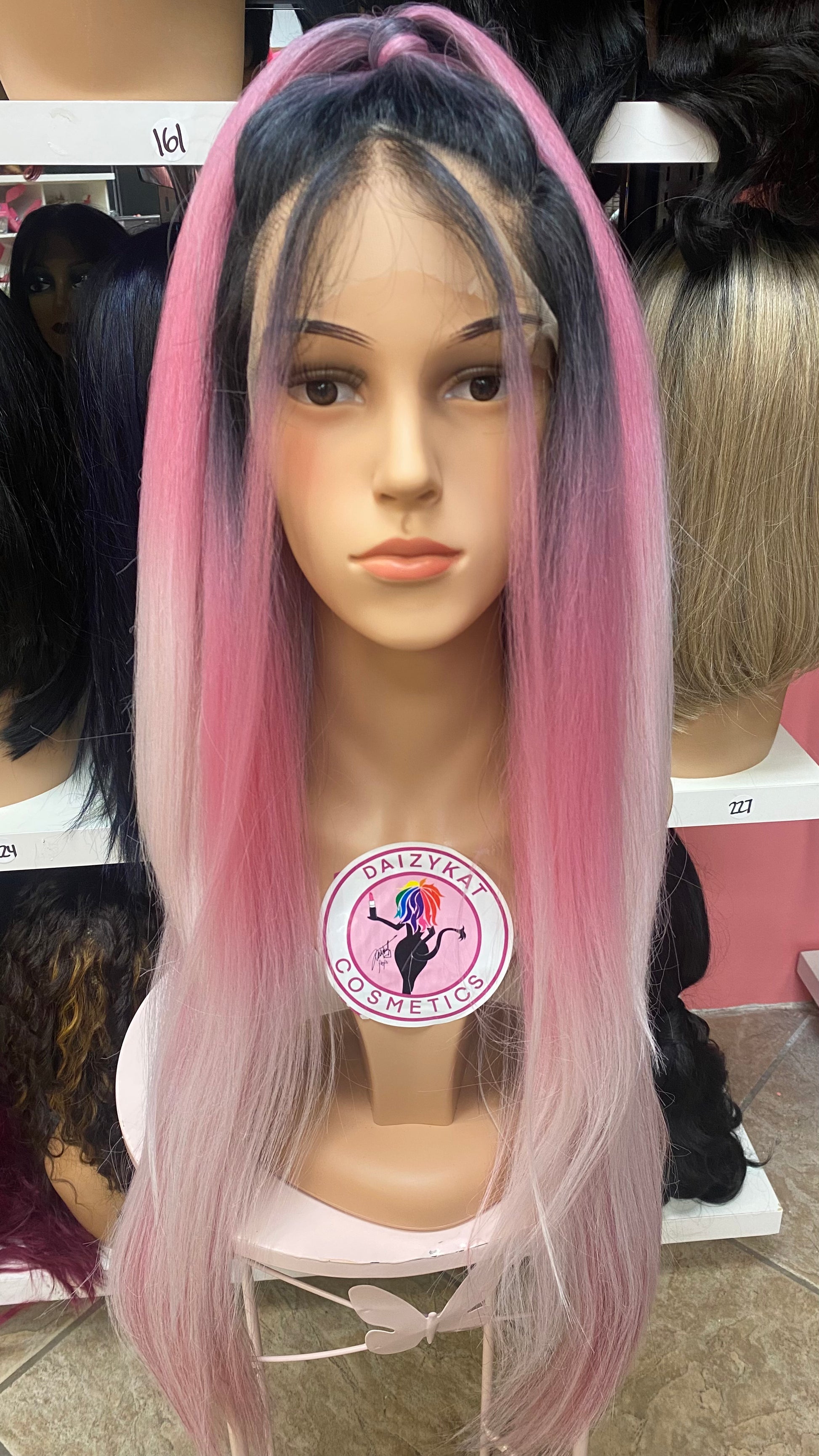 139 Nicki - 13x2 & 360 Top Pony Lace Front Wig - PINK FADE - DaizyKat Cosmetics 139 Nicki - 13x2 & 360 Top Pony Lace Front Wig - PINK FADE DaizyKat Cosmetics WIGS