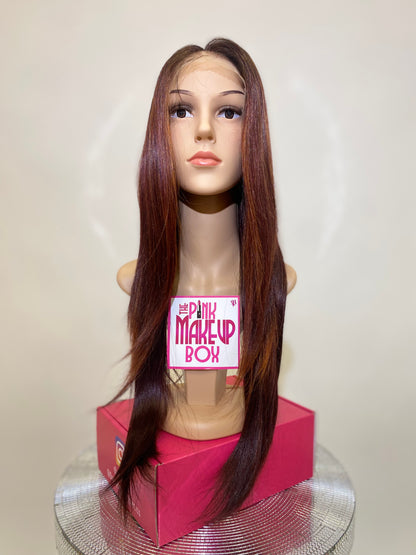 134 Lucy - 13x7 Free Part Lace Front Wig - ORANGE/99J - DaizyKat Cosmetics 134 Lucy - 13x7 Free Part Lace Front Wig - ORANGE/99J DaizyKat Cosmetics Wigs