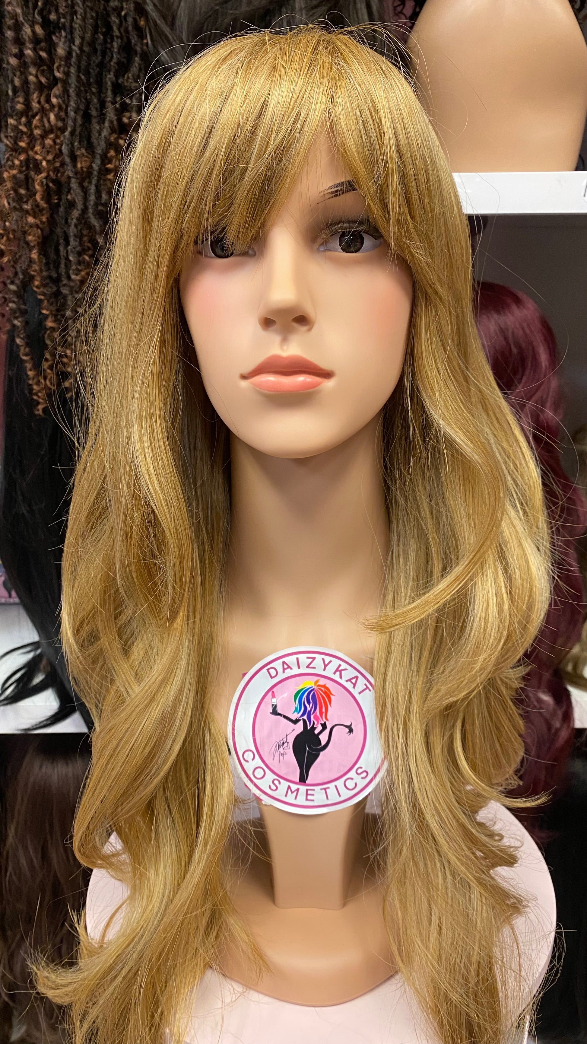 126 Selena - Classy Bangs Wig - BLONDE - DaizyKat Cosmetics 126 Selena - Classy Bangs Wig - BLONDE DaizyKat Cosmetics Wigs