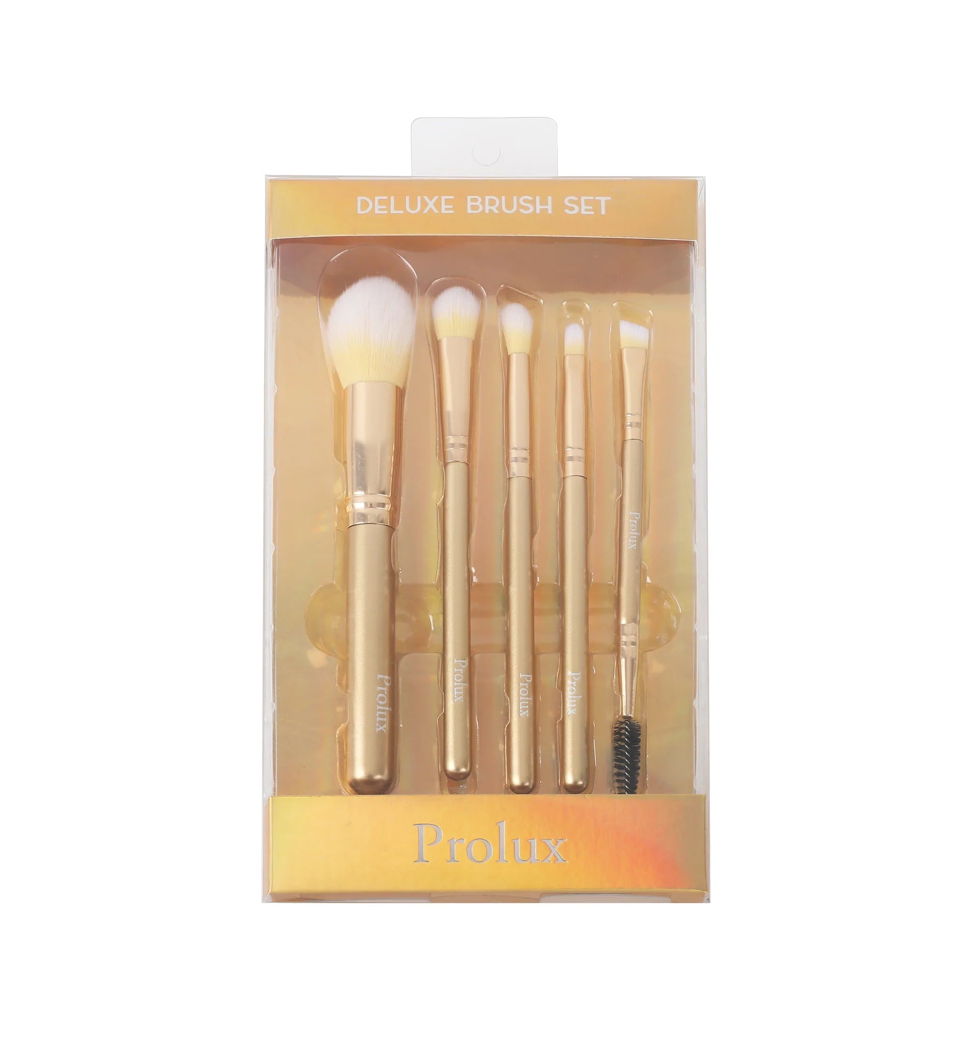 Prolux Gold Deluxe Brush Set - DaizyKat Cosmetics Prolux Gold Deluxe Brush Set Prolux